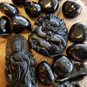 black obsidian