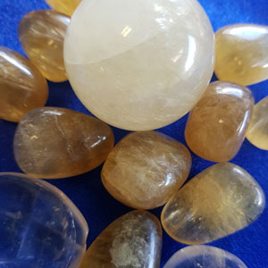 honey golden calcite