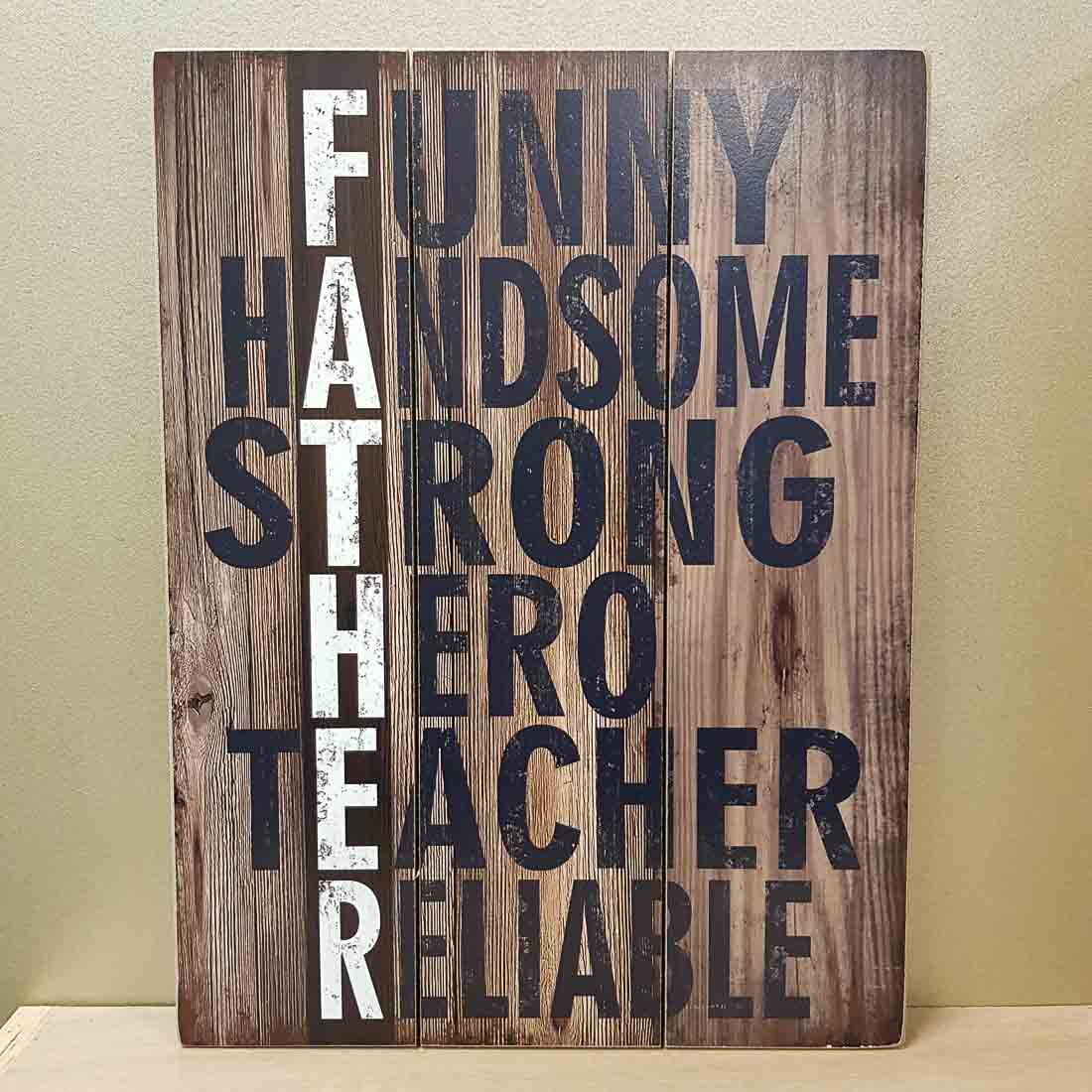 Father Wall Art (approx. 40x30cm) – Inspire Me Online