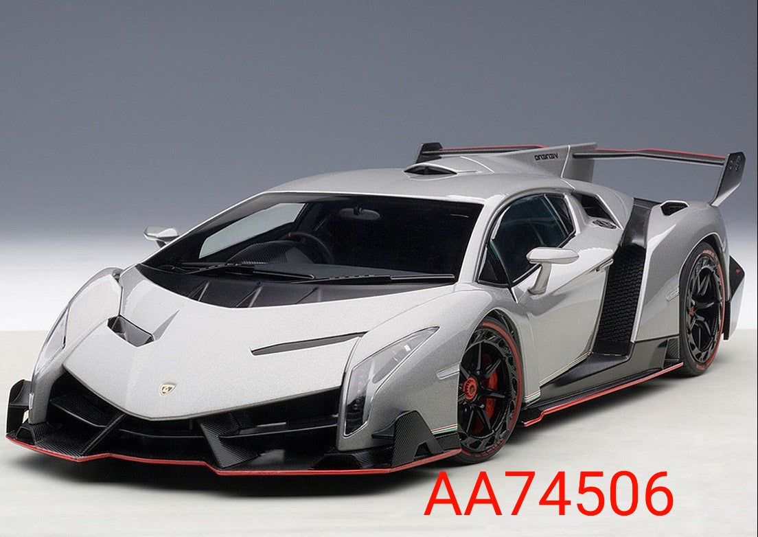 1:18 Autoart Lamborghini Veneno Grey – toyznetwork