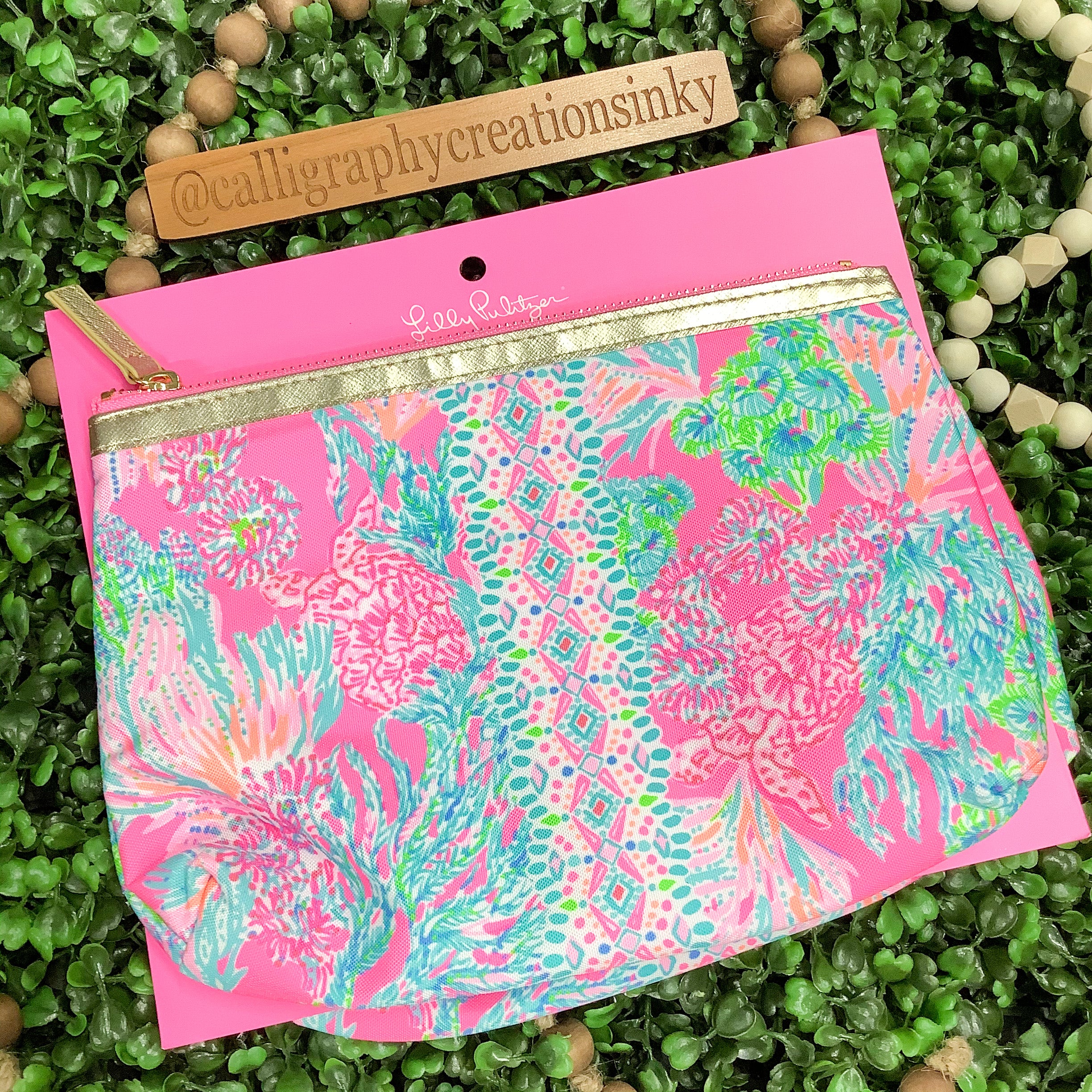 Lilly Pulitzer Insulated Snack Bag Set-Seaing Things – Calligraphy ...