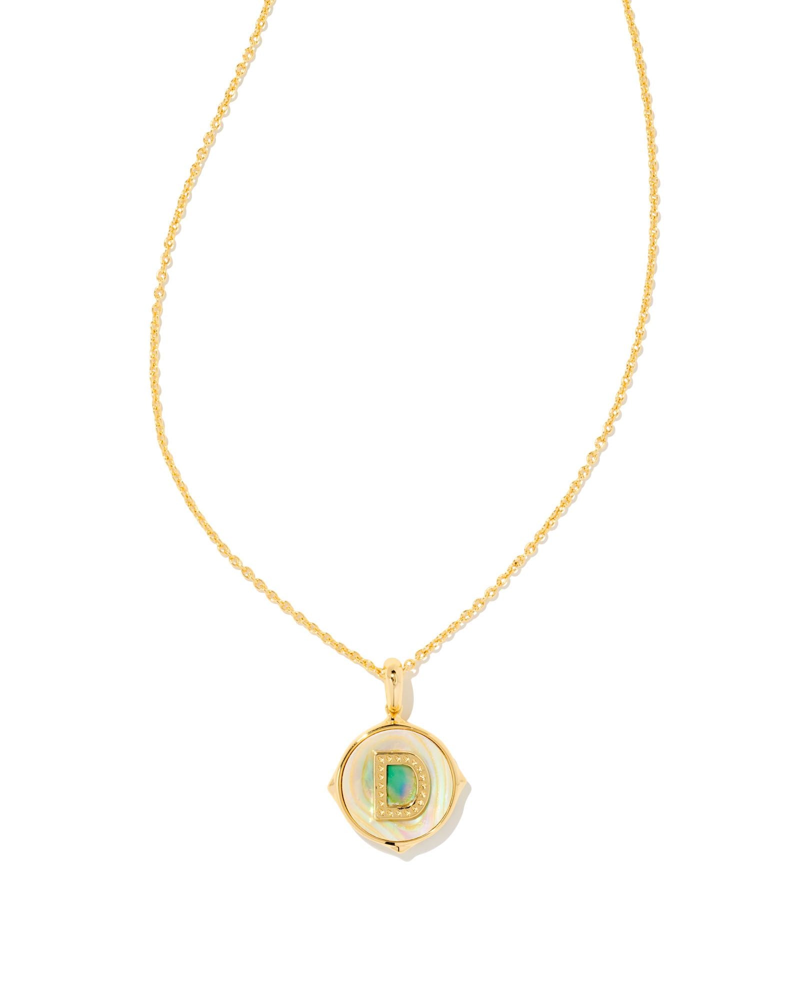 Letter P Pendant Necklace in Gold | Kendra Scott