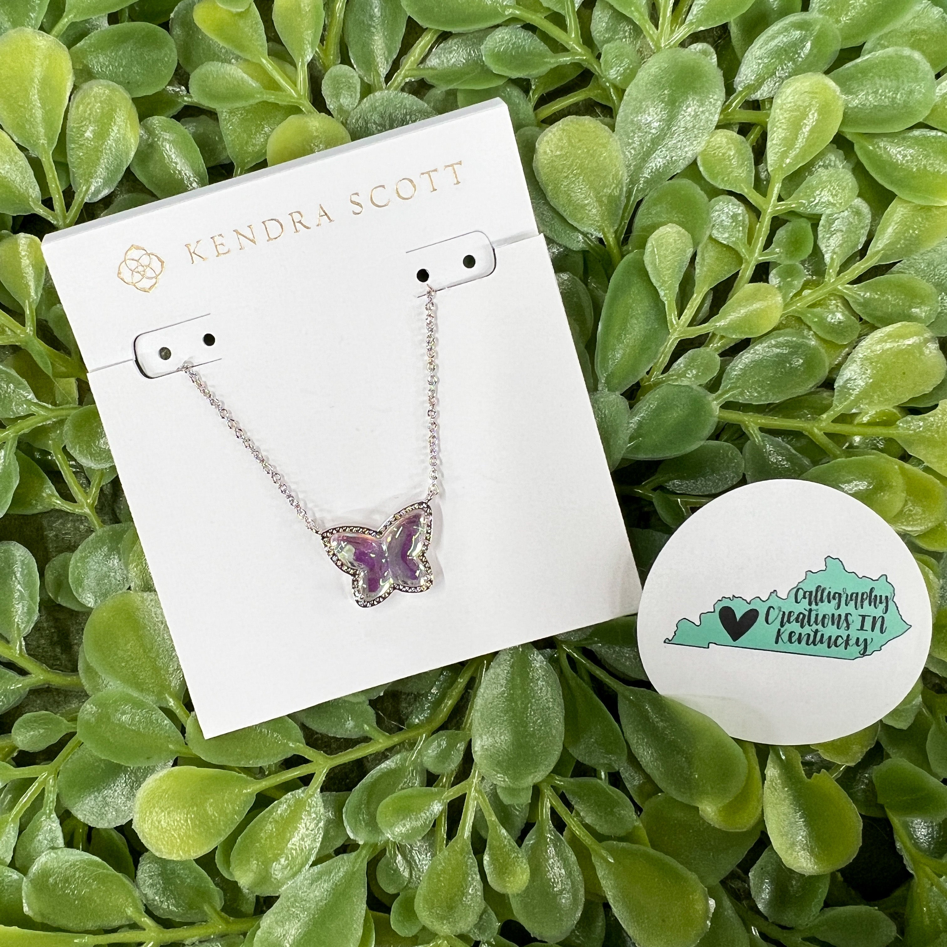 Lasting Impressions - The Lillia Butterfly Gold Pendant Necklace in  Dichroic Glass is the perfect pop of color to your next layered look🦋  #shoplastingimpressions #shoplocal #kendrascott #jewelry #birthdaygiftideas  #mothersdaygift #butterflynecklace ...