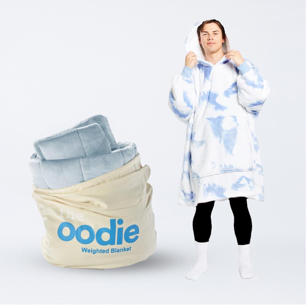 Oodie Blue Weighted Blanket Bundle – The Oodie USA