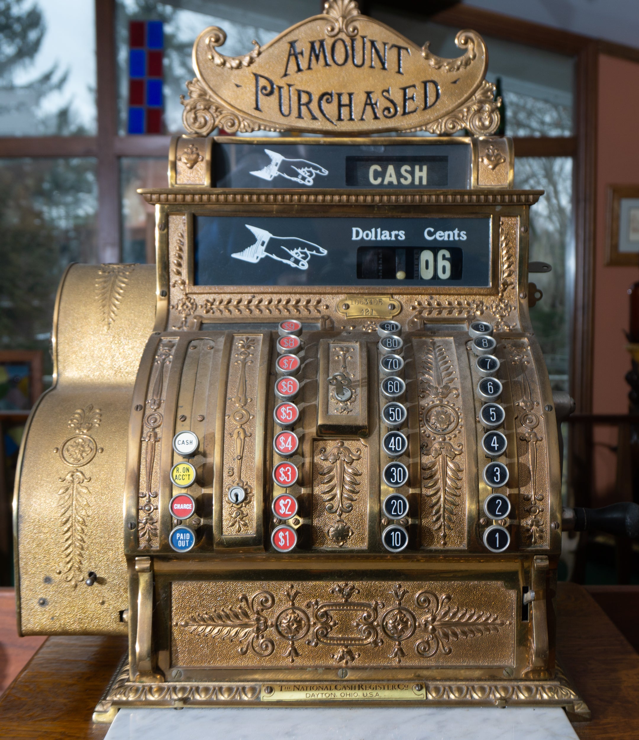 Antique NCR Model 421 National Cash Register ca. 1912 2 Hippies Vintage