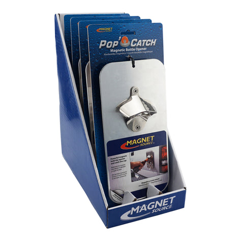 Pop 'N Catch® 4 Piece Magnetic Bottle Opener and Cap Catcher Display