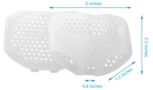 Forefoot Pad size