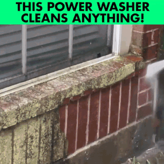 High pressure power washer-clean