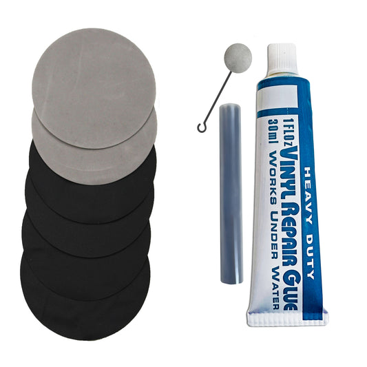 Air Mattress Repair Patch Glue Kit with Grey Fabric – Outdoor Supply Inc