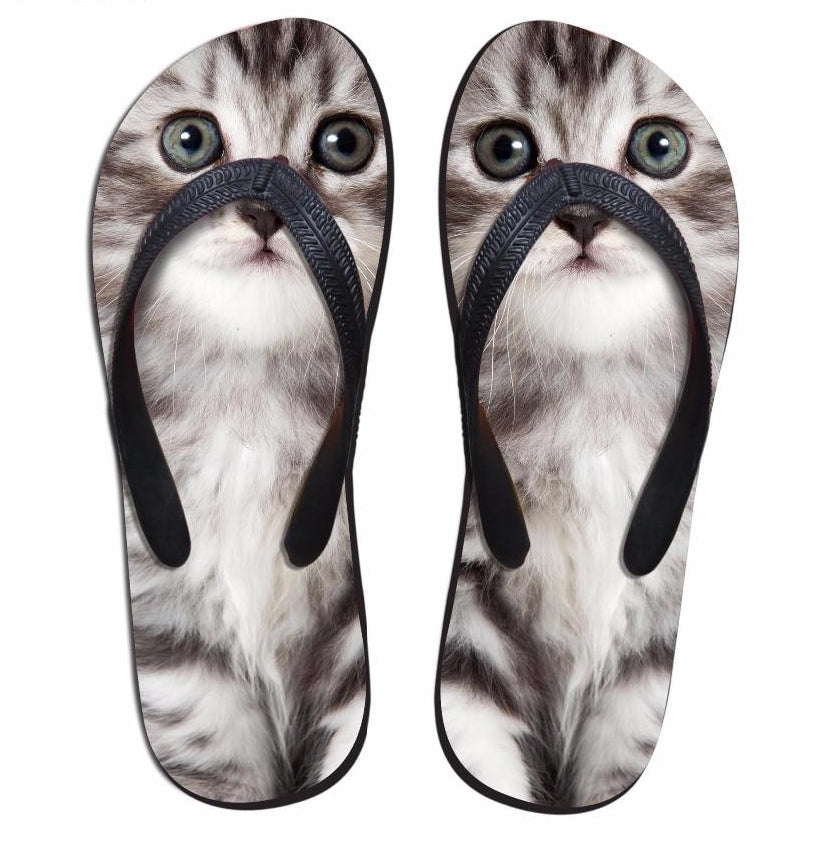 cat flip flops