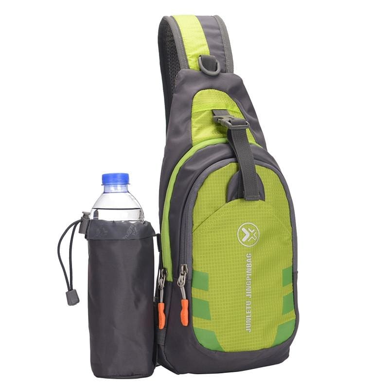 Crossbody Waterproof Sling Bag with Detachable Water Bottle Holder – Equipped Agent Co.
