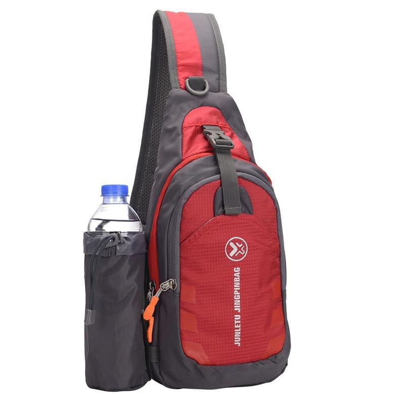 sling bag with water bottle pocket