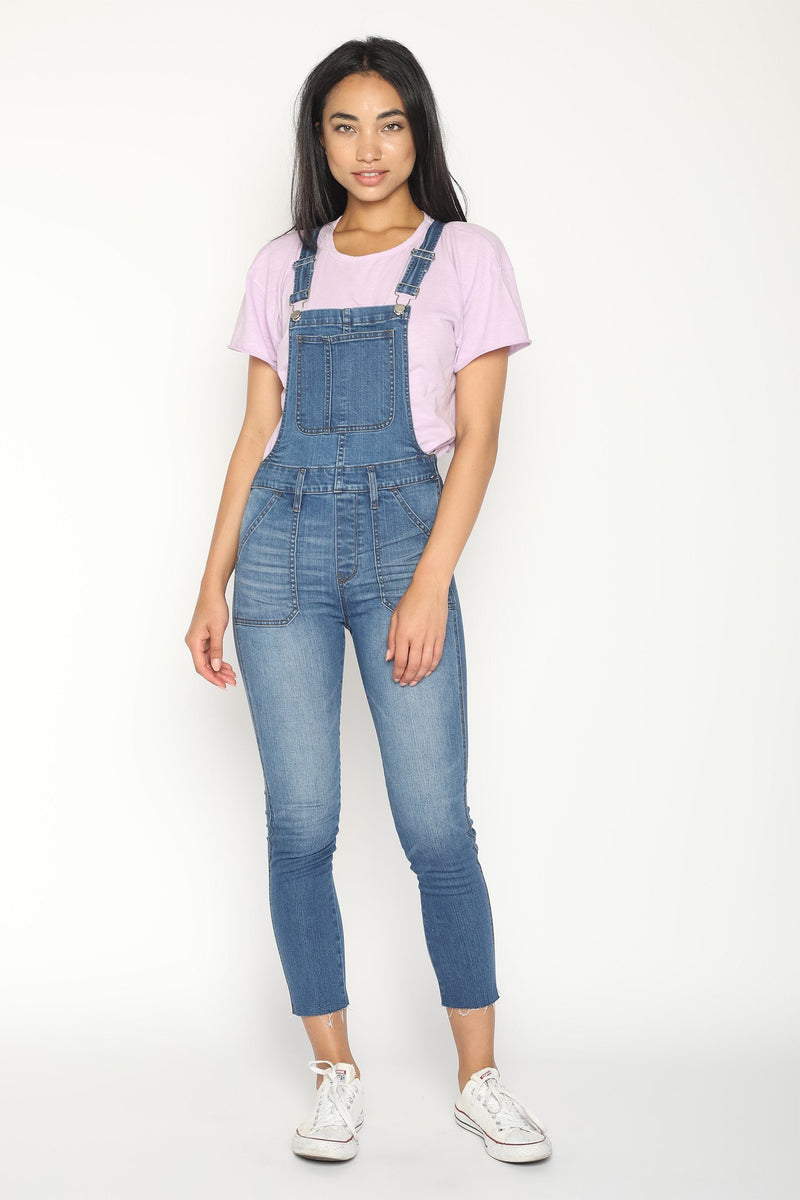 women's fitted overalls