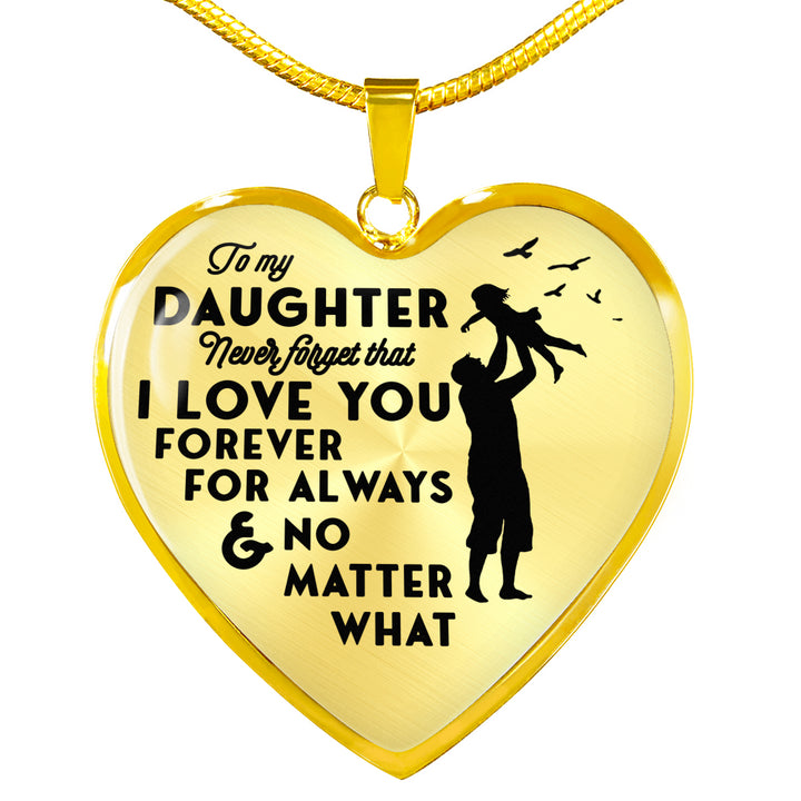 Gifts for Daughter from Dad - Never Forget That I Love You - Labygift