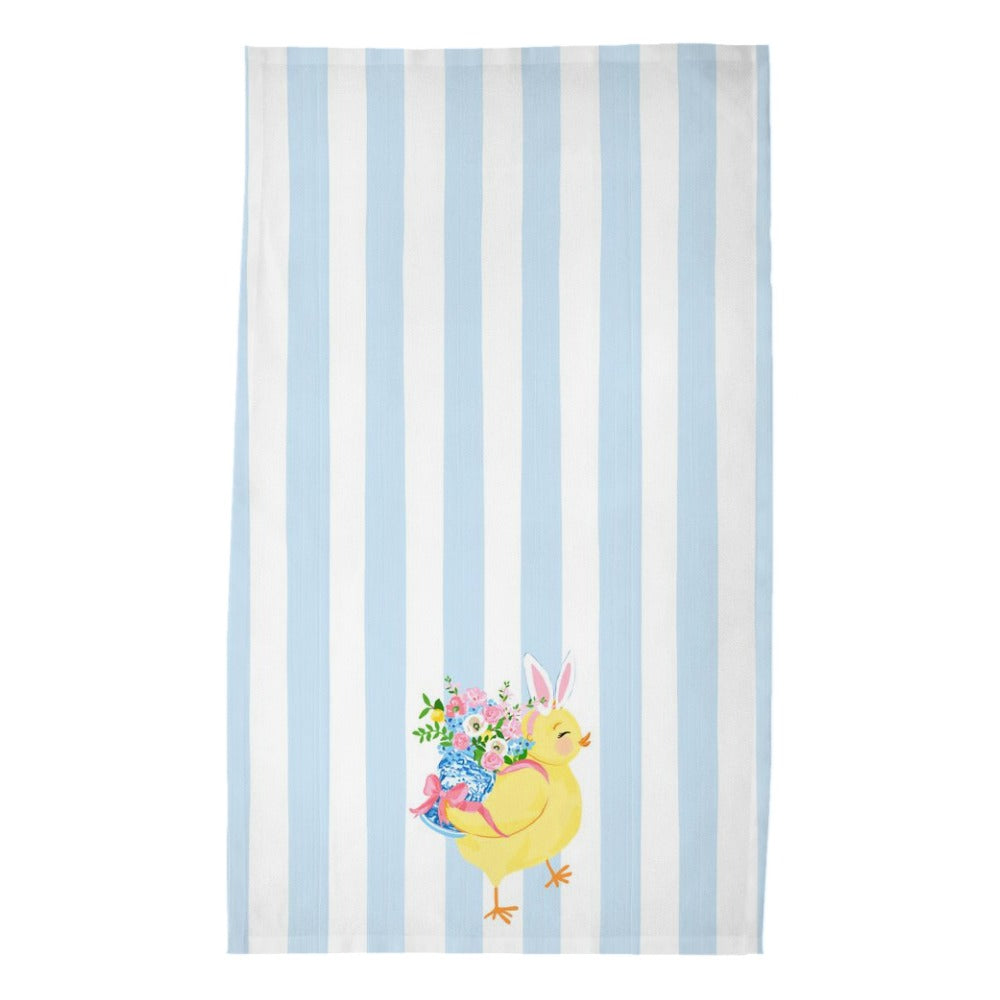 Chinoiserie Chick Poly Twill Easter Tea Towels, Set of 2