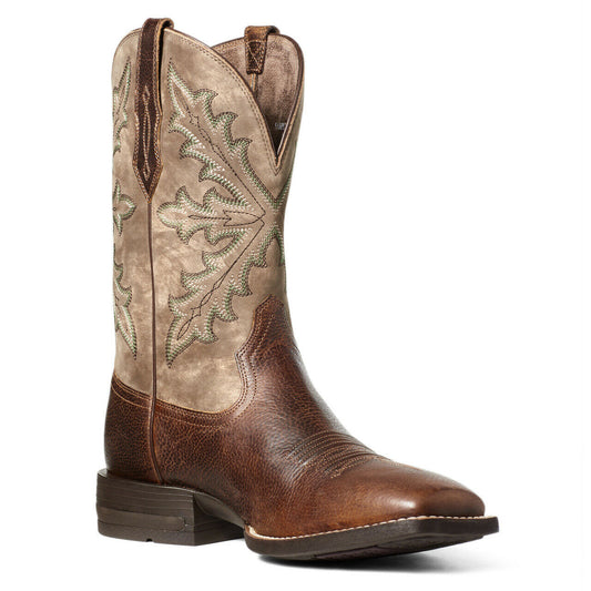 Men's Ariat Arena Rebound Boot in Chocolate/Rave Orange