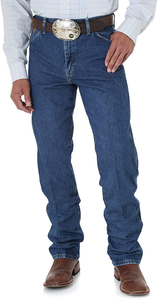 Men's Wrangler George Strait Stone Wash Cowboy Cut Original Fit Jeans –  Baughman's Western Outfitters