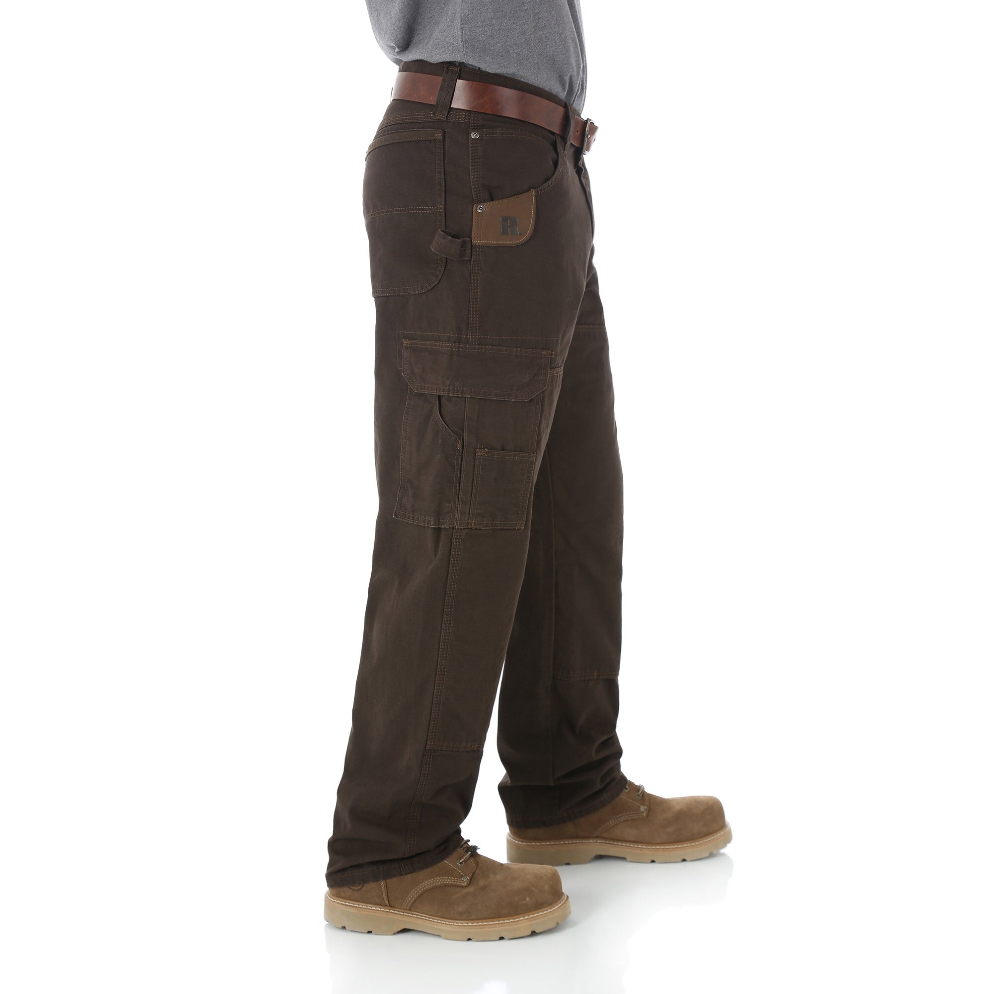 Men's Wrangler Riggs Dark Brown Pants – Baughman's Western Outfitters