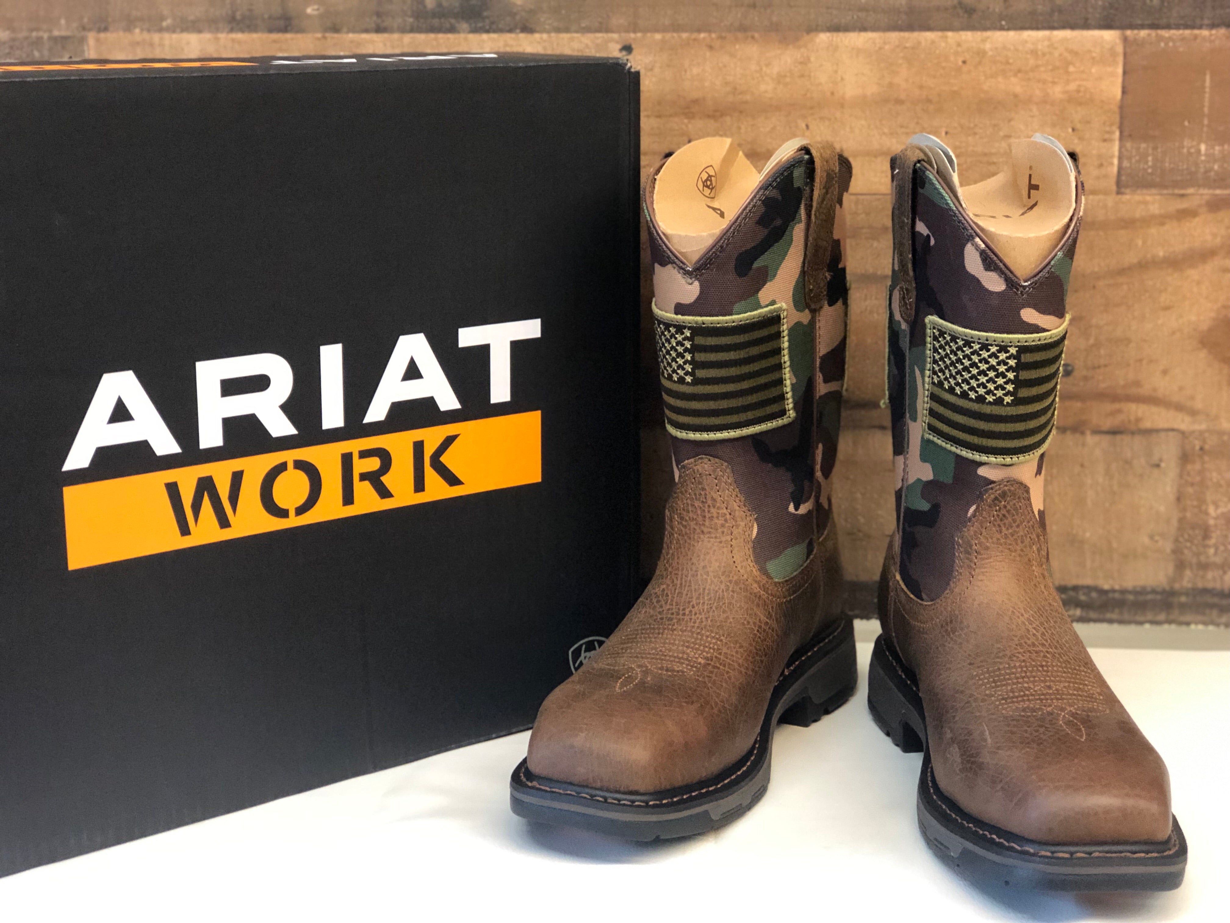 workhog patriot steel toe work boot