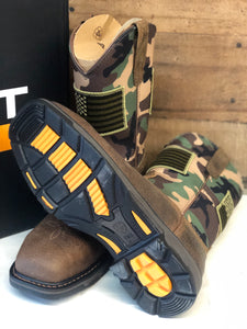 ariat camo steel toe boots