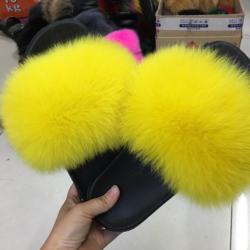 yellow fur slides