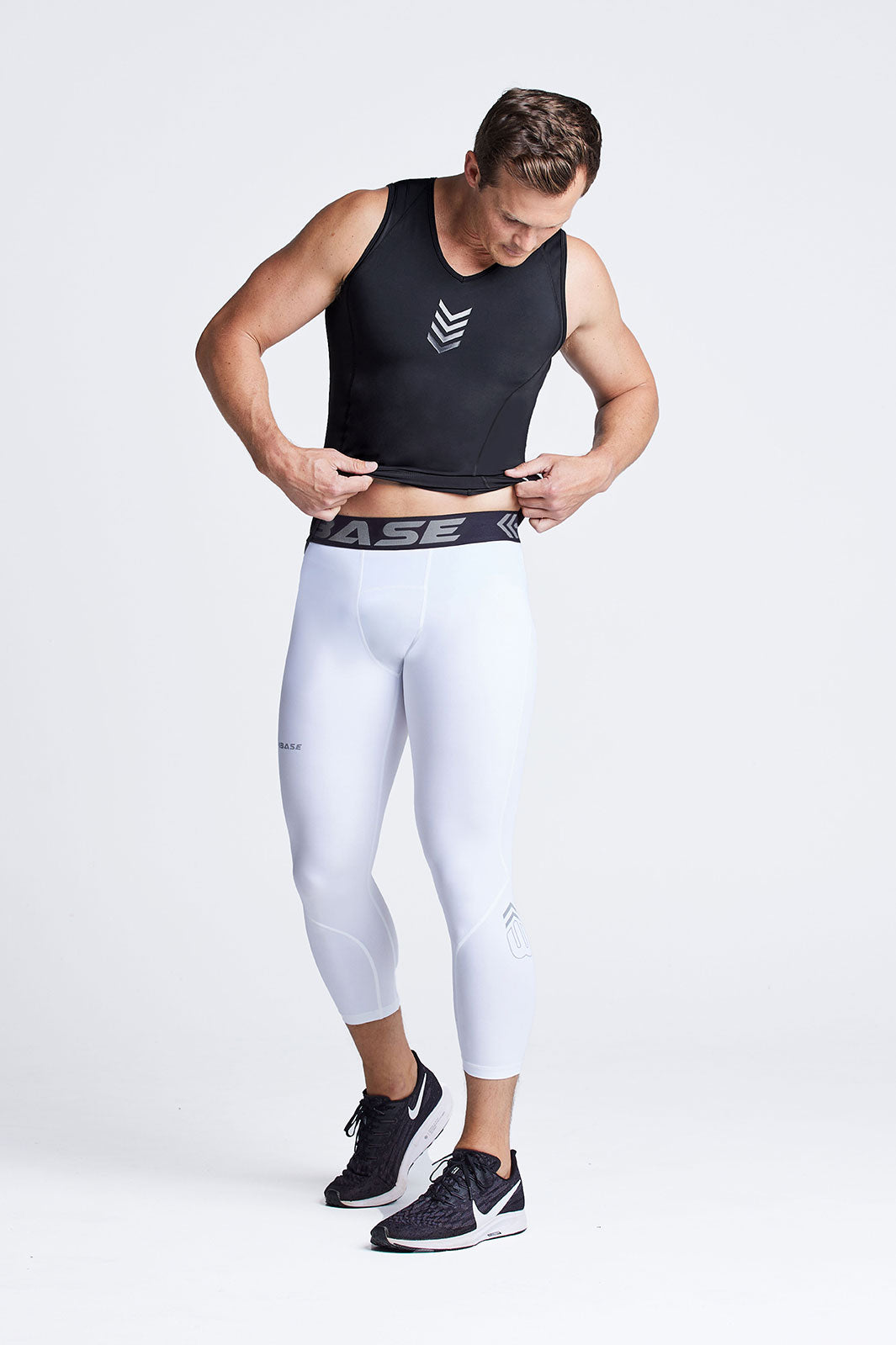 Courtsmith Major Key White Compression Pants