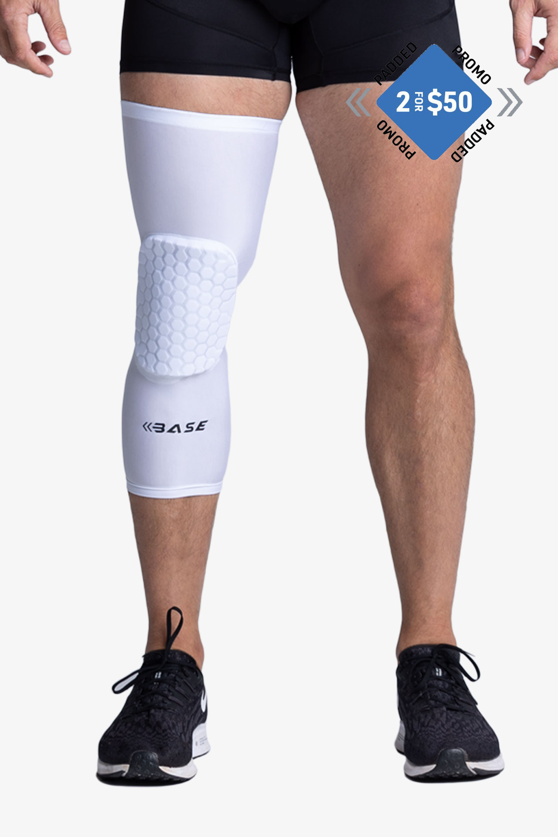 McDavid Padded Compression Shorts Men's White Used 3XL