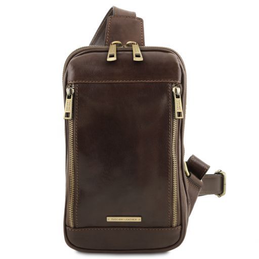 tan leather crossover bag