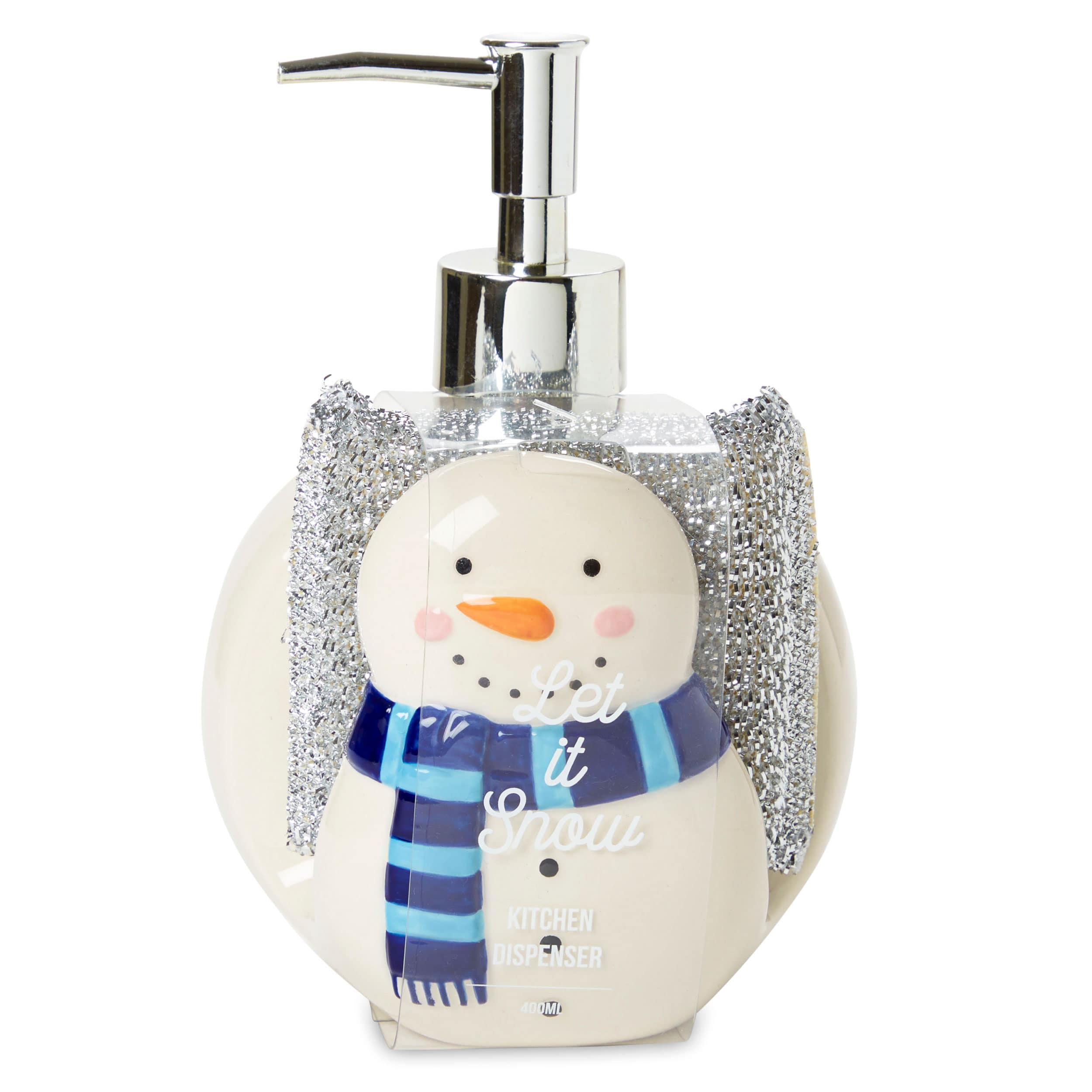 snowman soap dispenser