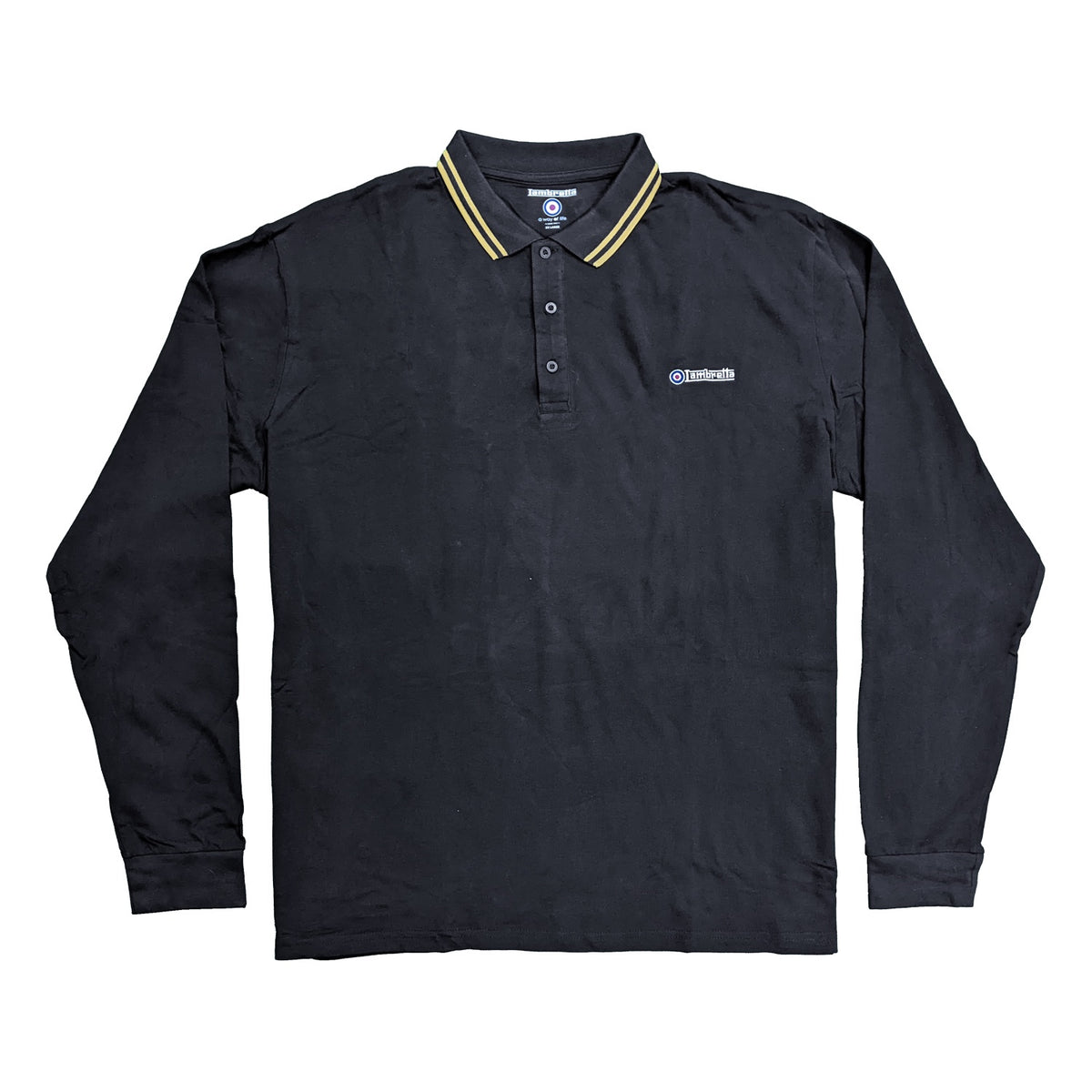 lambretta long sleeve polo