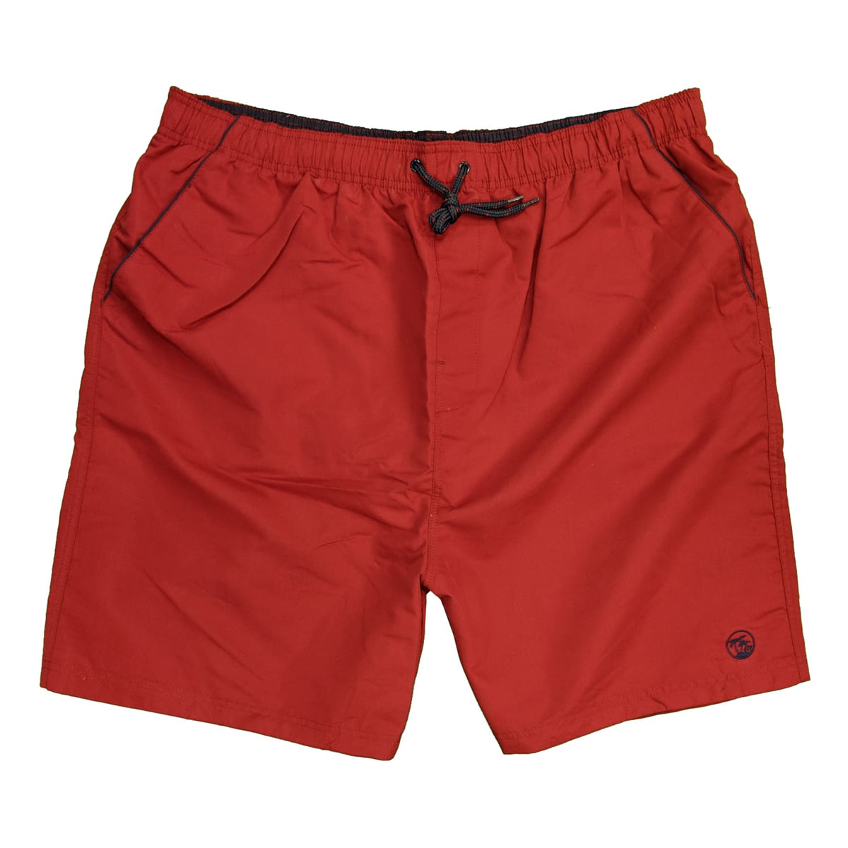 Big Men's Espionage Swim Shorts - SW040 - Red | 2XL to 8XL - fatboys95