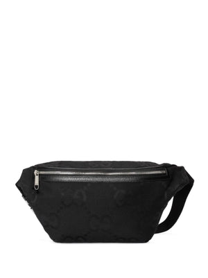 GG Black Jumbo Belt bag - TNicoleBoutique