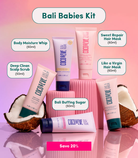 Components of Coco and Eve Bali Babies Kit