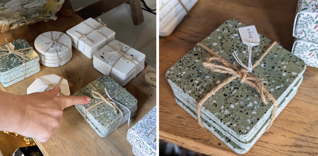 Verde Terrazzo Coasters