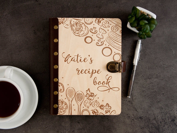 Personalized Recipe Book Custom Recipe Book Blank Cookbook