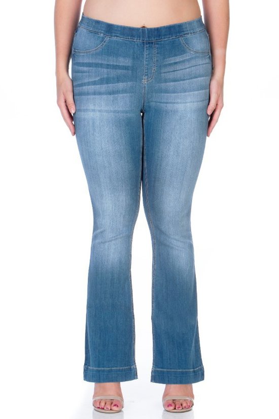 cello flare jeans plus size