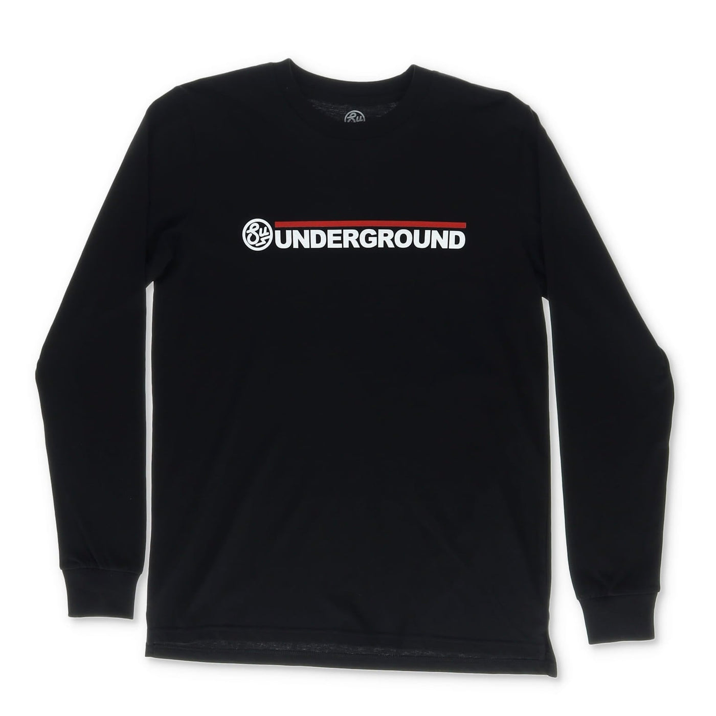 Swimbait Underground Wordmark Logo Long Sleeve Shirt - Black