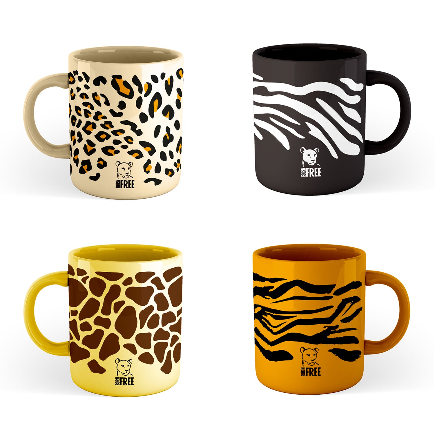 Animal Print - Mugs