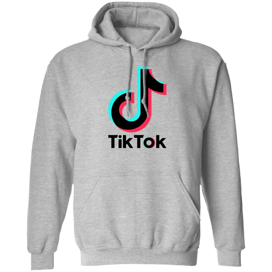 TikTok logo Hoodie pink blue black green grey SD style shop