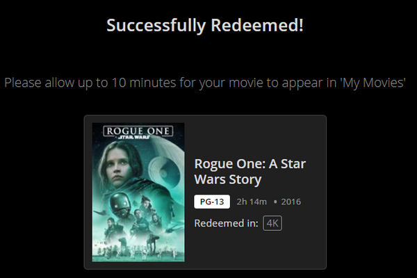 rogue one itunes