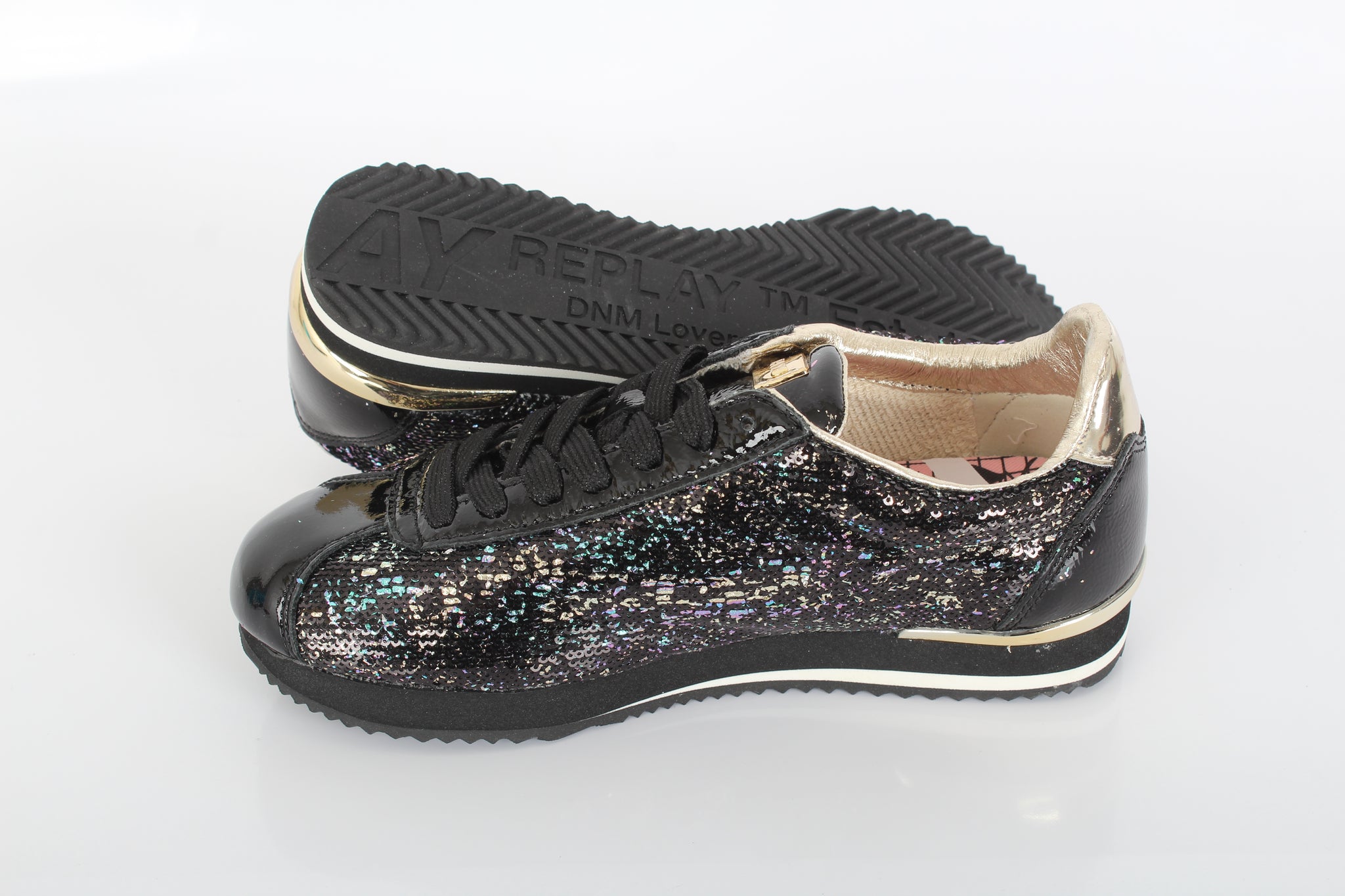 replay glitter sneakers