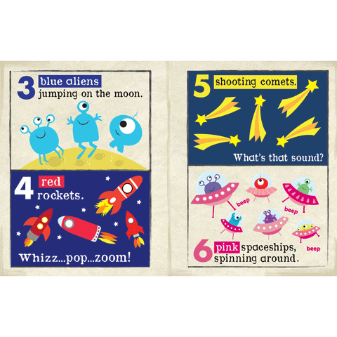 Counting in Space | Nursery Times Crinkly Newspaper