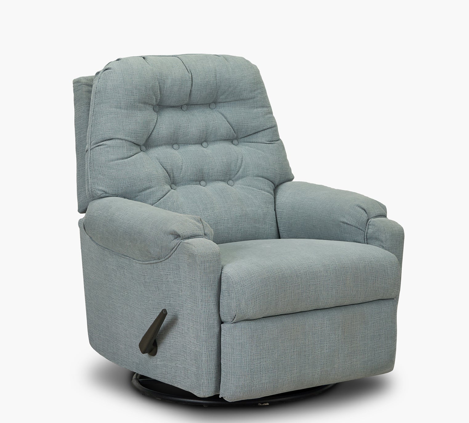 blue swivel rocker recliner