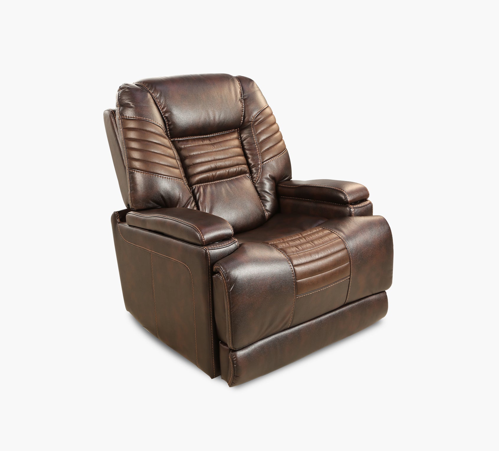 kanes leather recliners