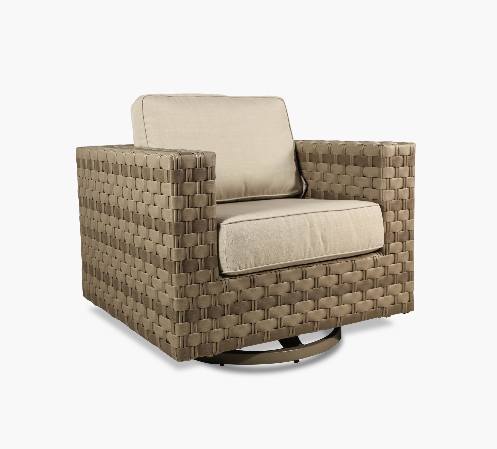 presidio wicker swivel rocking chair