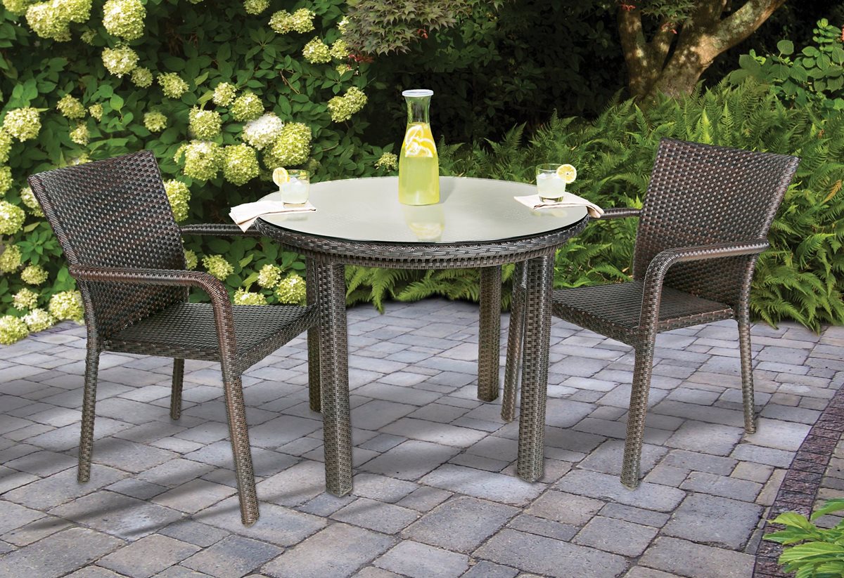 high top outdoor bistro table set