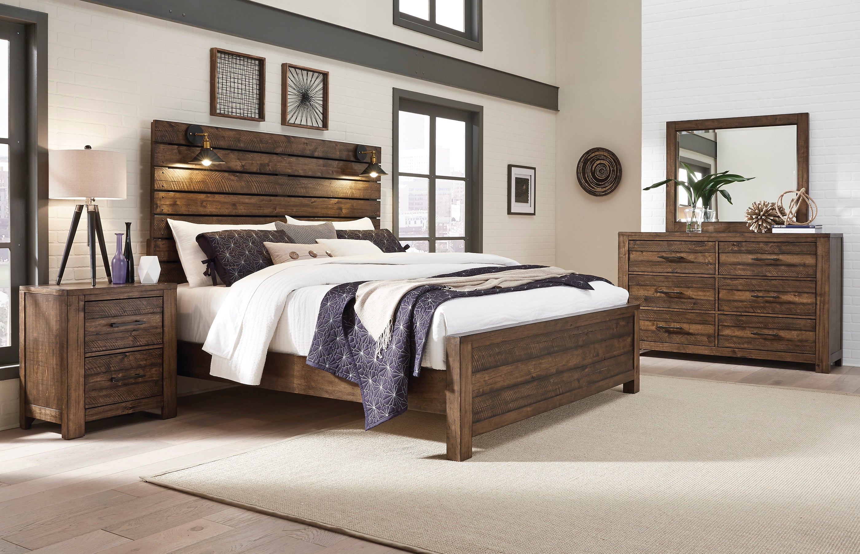 Dakoda 5 Piece Queen Panel Bedroom Kane S Furniture