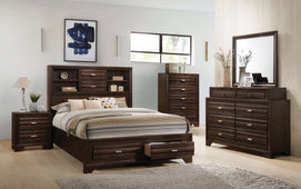 Estero Espresso 6 Queen Storage Bedroom