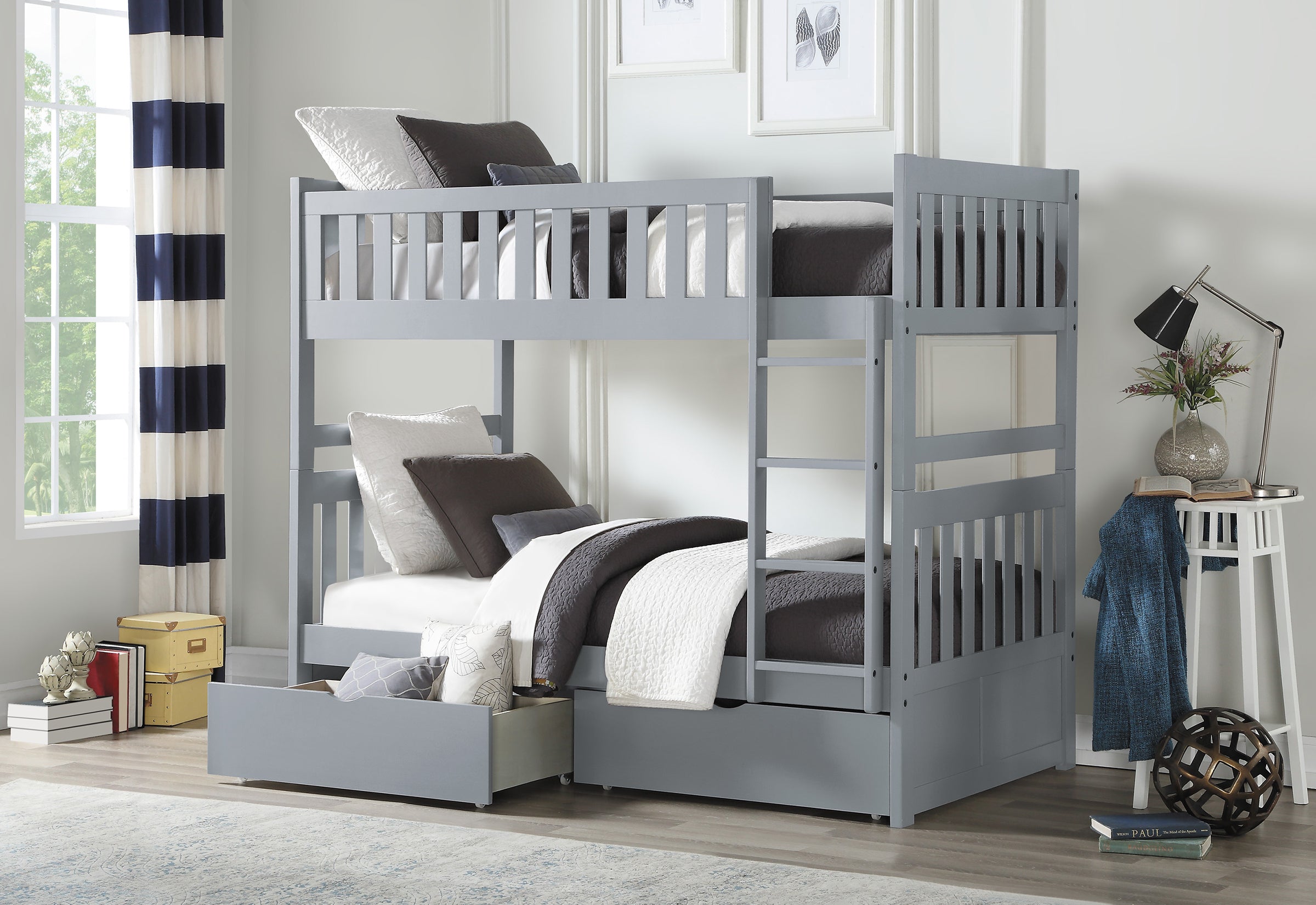 twin bunk beds for kids