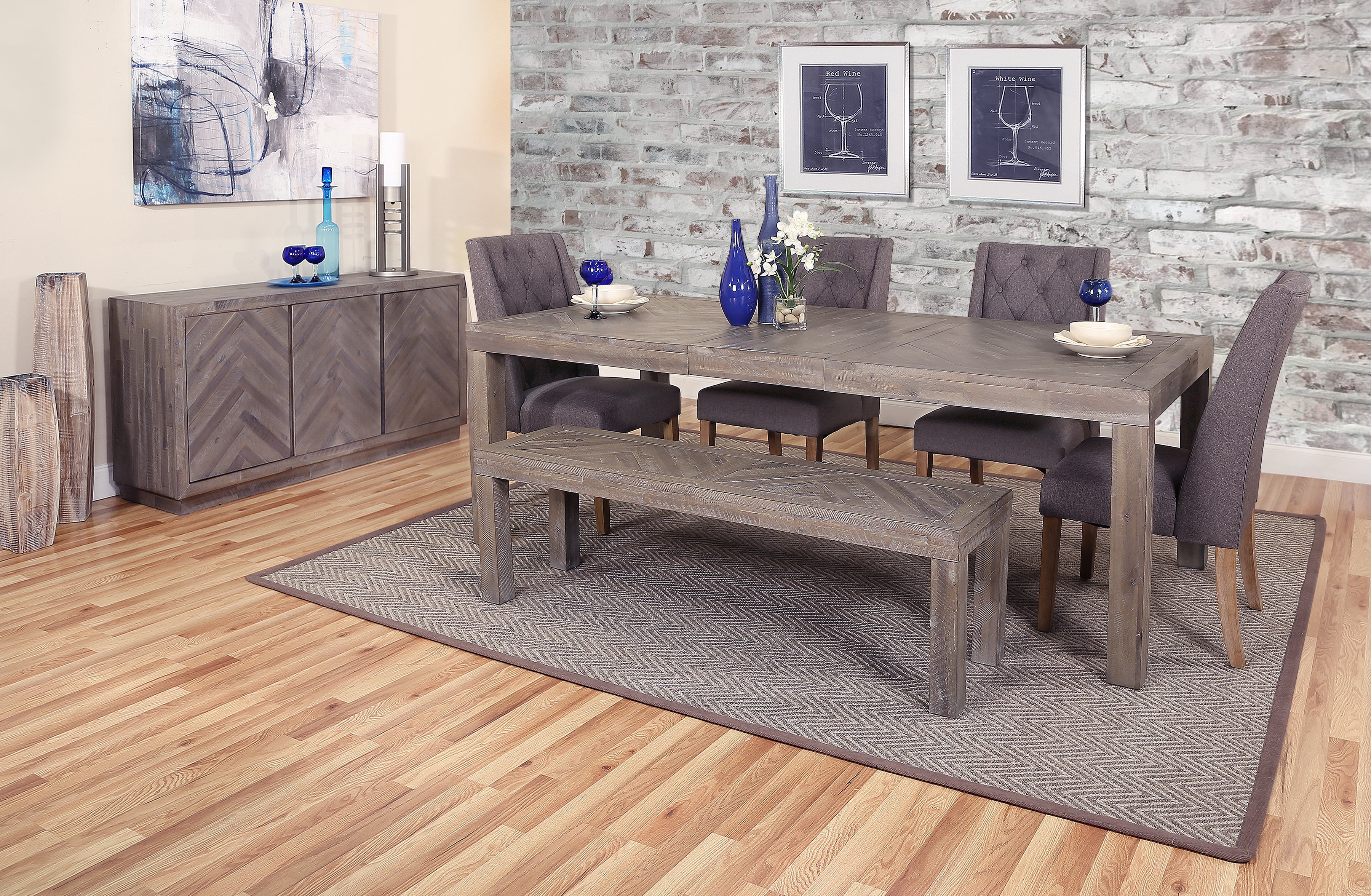 Kanes 5 Piece Wood Dining Room Sets
